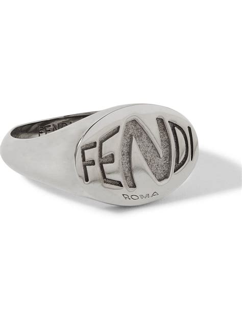 silver ring fendi|silver fendi rings for women.